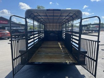 New ST2012G TEXAS TRAILERS 20' GOOSENECK STOCK TRAILER
