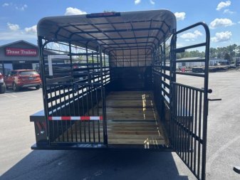 New ST2012G TEXAS TRAILERS 20' GOOSENECK STOCK TRAILER