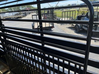 New ST1270G TEXAS TRAILERS 12' GOOSENECK STOCK TRAILER