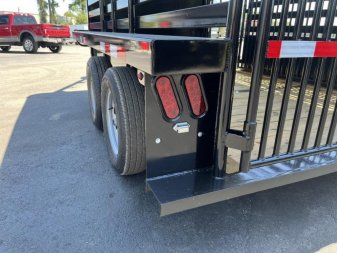 New ST1270G TEXAS TRAILERS 12' GOOSENECK STOCK TRAILER