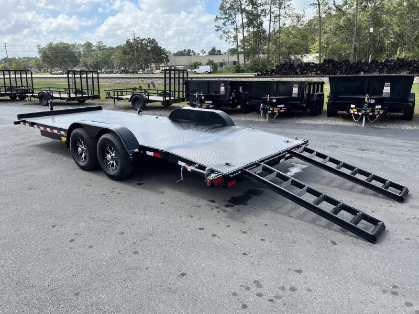 New 10DM-20BK BIG TEX 7' X 20' CAR HAULER