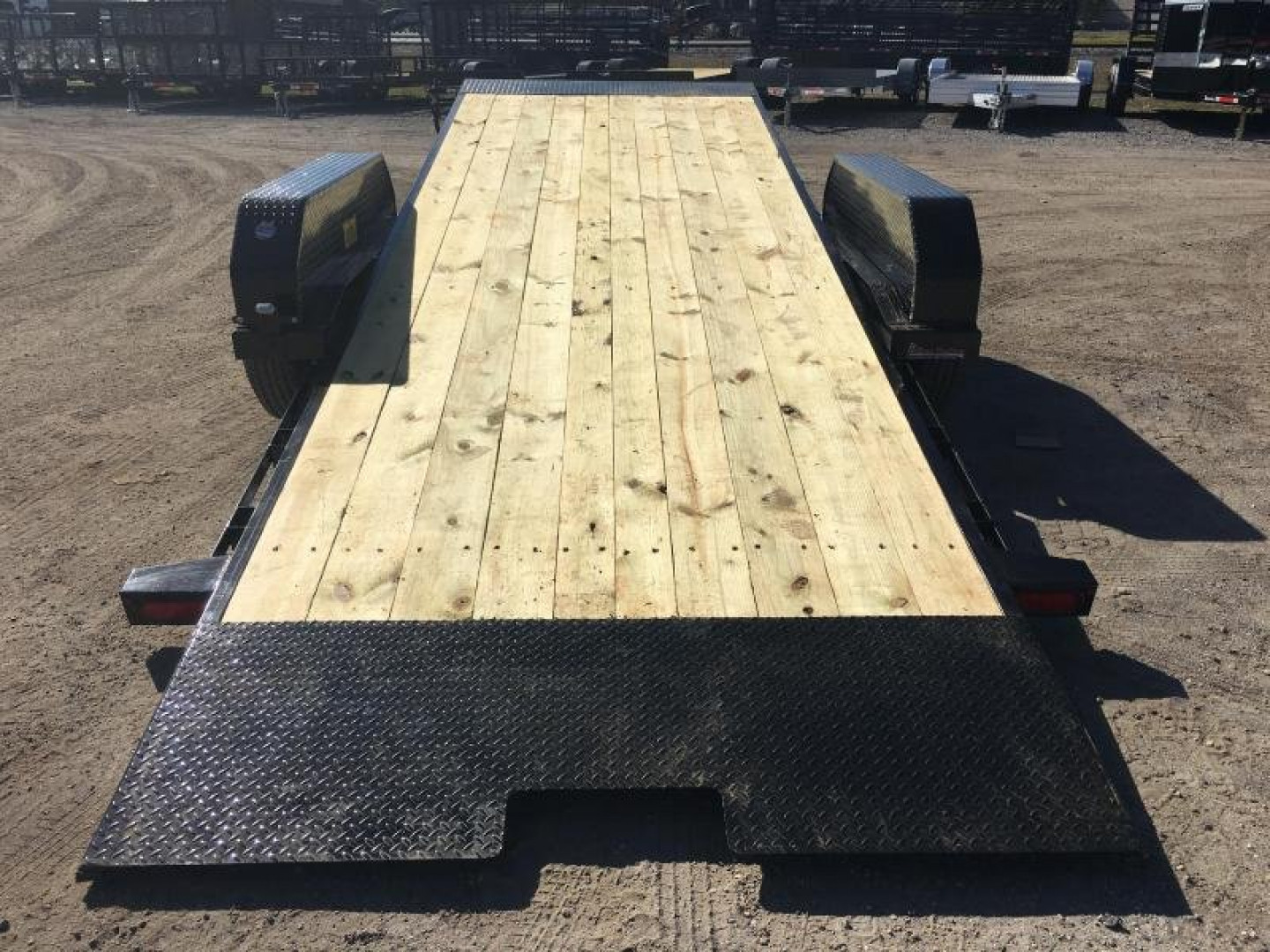 New 14FT-20BK BIG TEX 7' X 20' TANDEM AXLE TILT DECK EQUIPMENT TRAILER