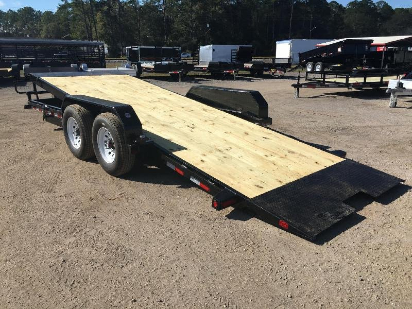 New 14FT-20BK BIG TEX 7' X 20' TANDEM AXLE TILT DECK EQUIPMENT TRAILER