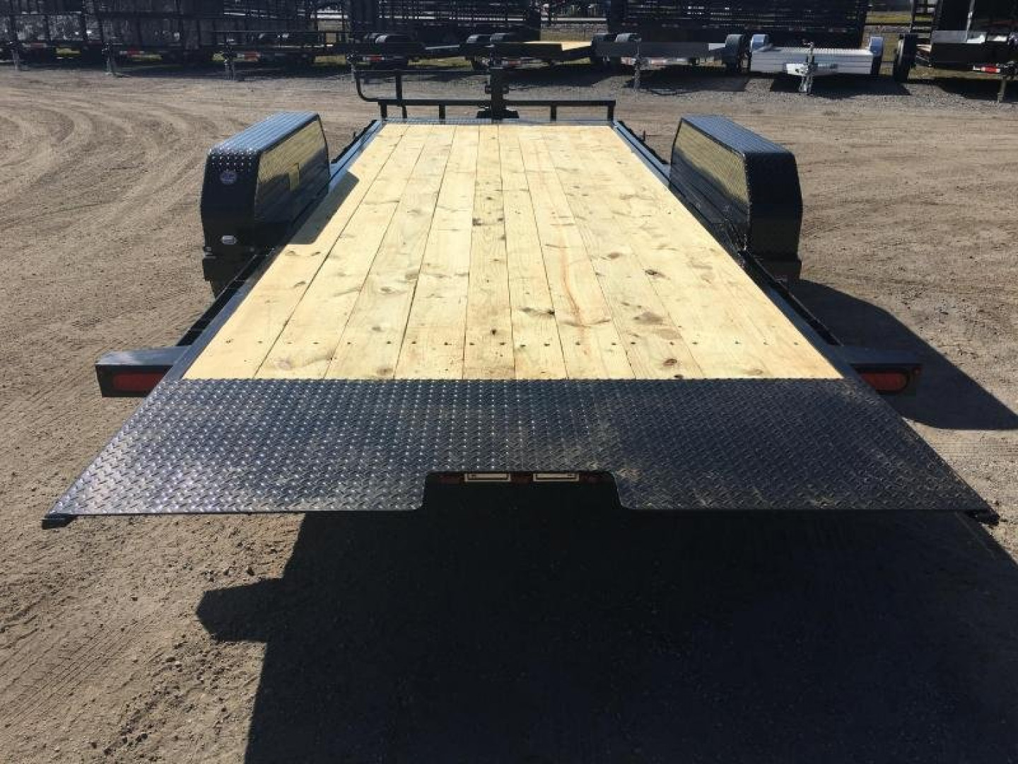 New 14FT-20BK BIG TEX 7' X 20' TANDEM AXLE TILT DECK EQUIPMENT TRAILER