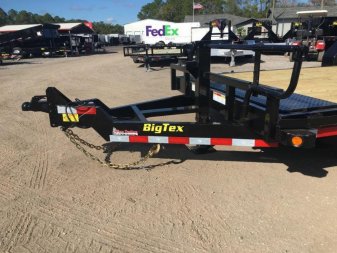 New 14FT-20BK BIG TEX 7' X 20' TANDEM AXLE TILT DECK EQUIPMENT TRAILER