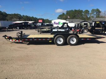 New 14FT-20BK BIG TEX 7' X 20' TANDEM AXLE TILT DECK EQUIPMENT TRAILER