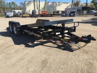 New 14FT-20BK BIG TEX 7' X 20' TANDEM AXLE TILT DECK EQUIPMENT TRAILER