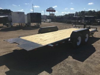 New 14FT-20BK BIG TEX 7' X 20' TANDEM AXLE TILT DECK EQUIPMENT TRAILER