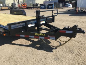 New 14FT-20BK BIG TEX 7' X 20' TANDEM AXLE TILT DECK EQUIPMENT TRAILER