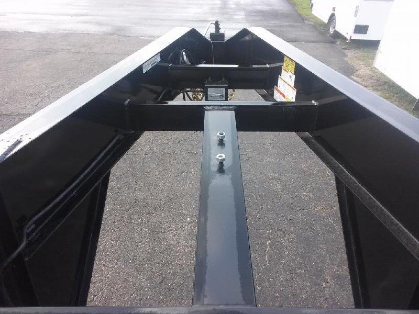 New 22GN-25D5A-FRBK BIG TEX 8.5' X 25' GOOSENECK DUAL TANDEM FLATBED W/ 5' FOLD UP RAMPS & FREE SPARE TIRE