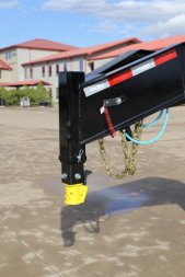 New 22GN-25D5A-MRBK BIG TEX 8.5' X 25' GOOSENECK DUAL TANDEM FLAT BED W/ MEGA RAMPS & FREE SPARE TIRE