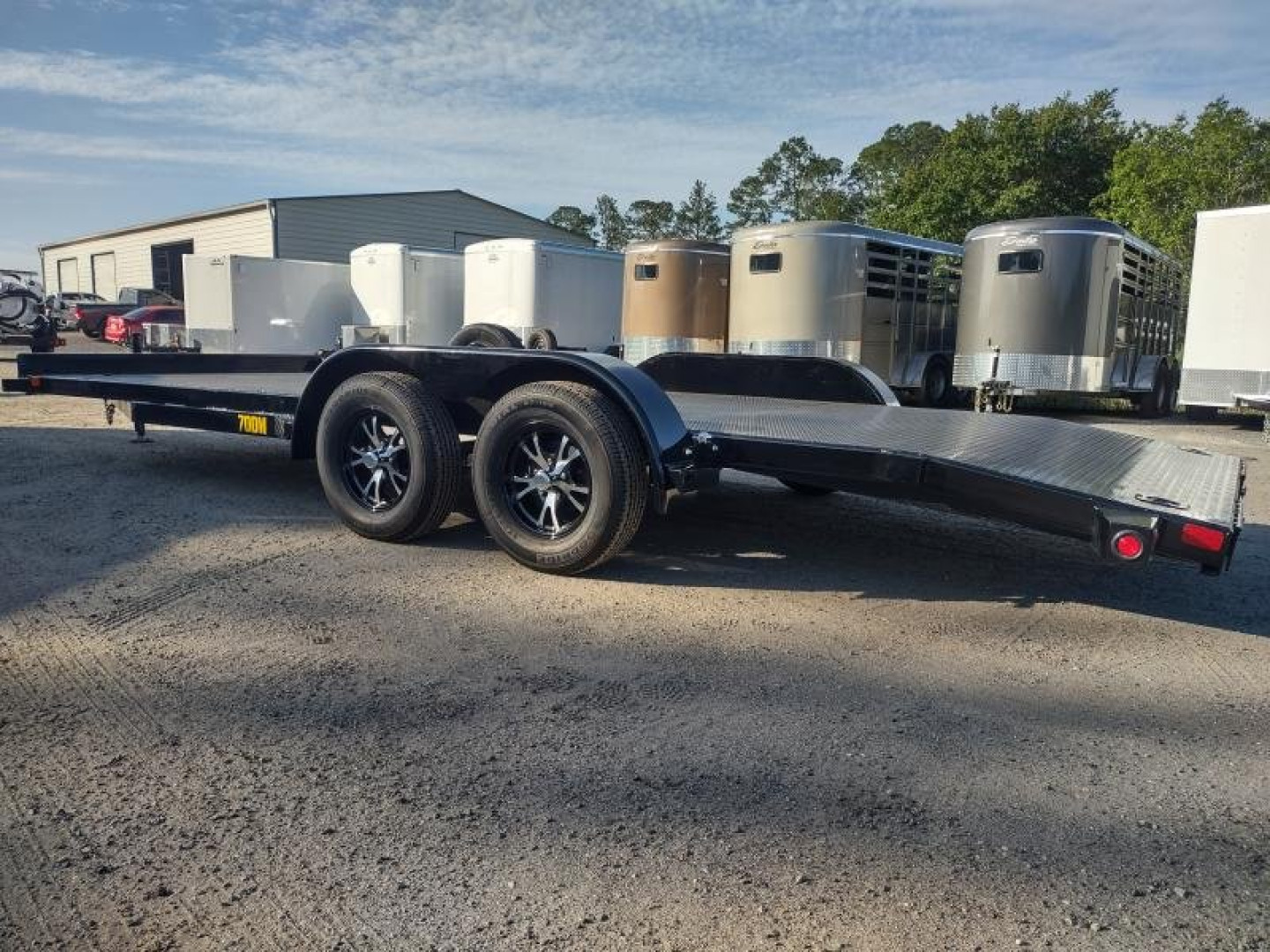 New 70DM-18BK BIG TEX 7' X 18' STEEL DECK CAR HAULER