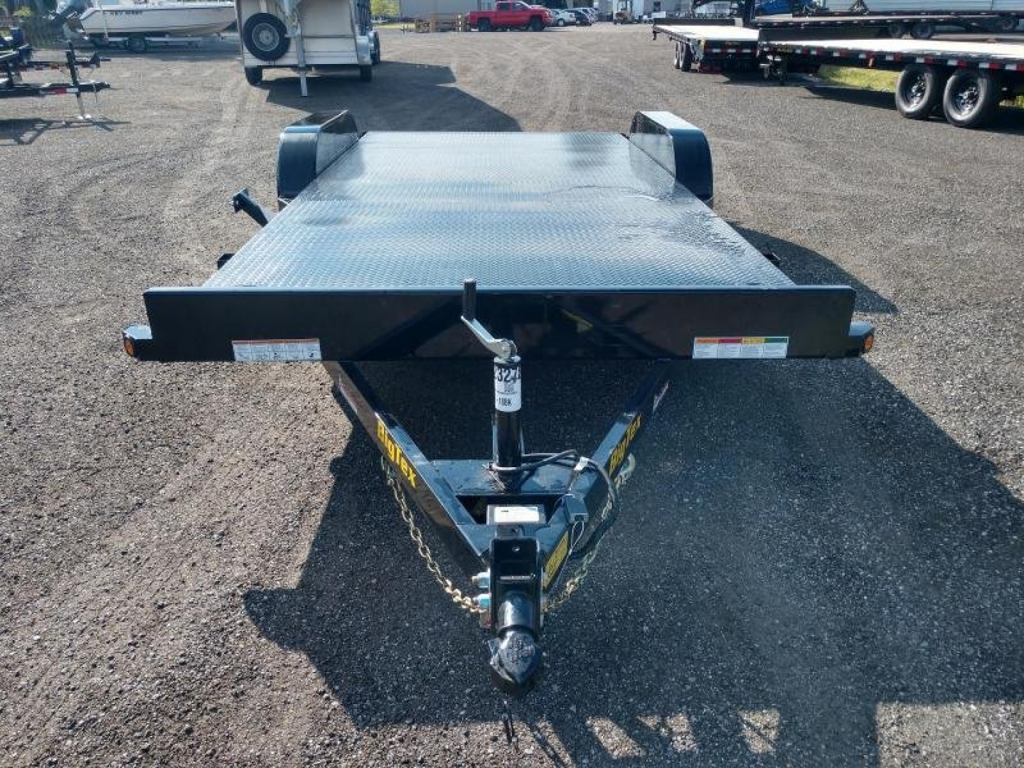 New 70DM-18BK BIG TEX 7' X 18' STEEL DECK CAR HAULER