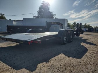 New 70DM-18BK BIG TEX 7' X 18' STEEL DECK CAR HAULER