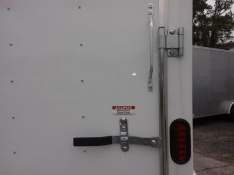 New GANS58SA CARGO MATE 5' X 8' ENCLOSED CARGO TRAILER W/ REAR RAMP DOOR & SIDE DOOR