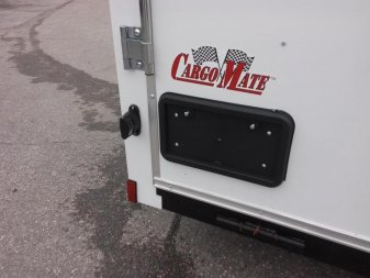 New GANS58SA CARGO MATE 5' X 8' ENCLOSED CARGO TRAILER W/ REAR RAMP DOOR & SIDE DOOR
