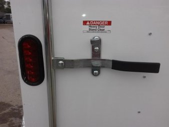 New GANS58SA CARGO MATE 5' X 8' ENCLOSED CARGO TRAILER W/ REAR RAMP DOOR & SIDE DOOR