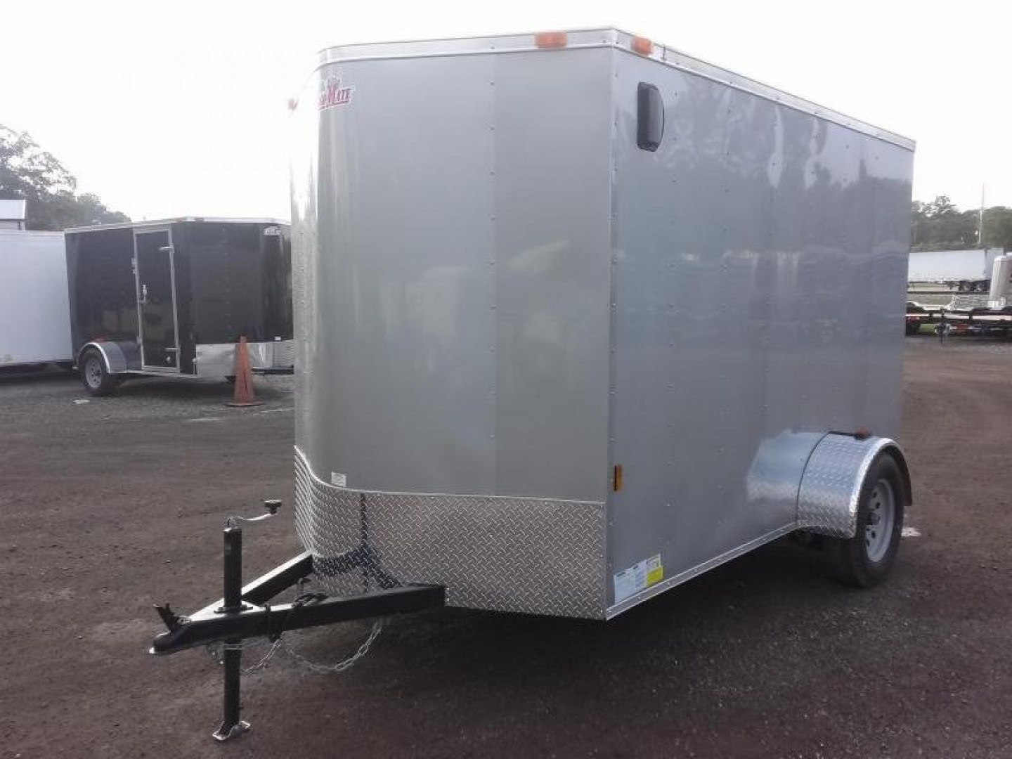 New GANS610SA CARGO MATE 6' X 10' ENCLOSED CARGO TRAILER W/ REAR RAMP DOOR & SIDE DOOR