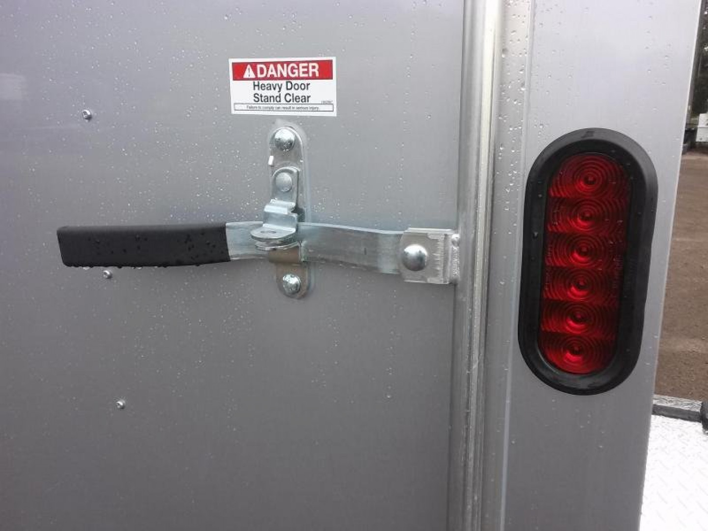 New GANS610SA CARGO MATE 6' X 10' ENCLOSED CARGO TRAILER W/ REAR RAMP DOOR & SIDE DOOR