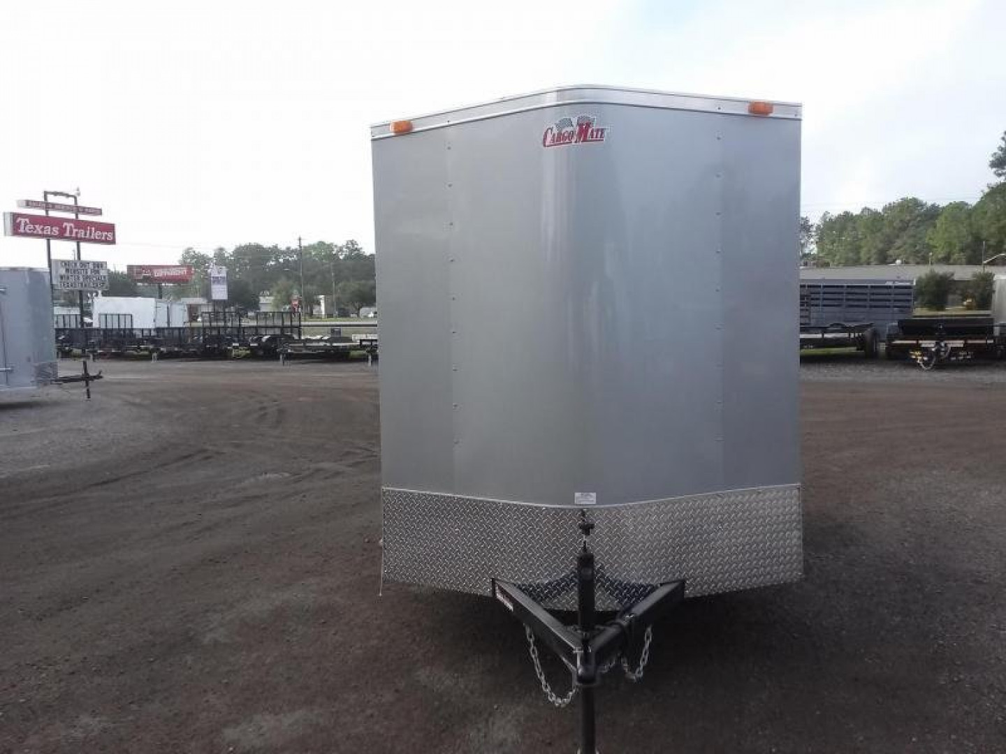 New GANS610SA CARGO MATE 6' X 10' ENCLOSED CARGO TRAILER W/ REAR RAMP DOOR & SIDE DOOR