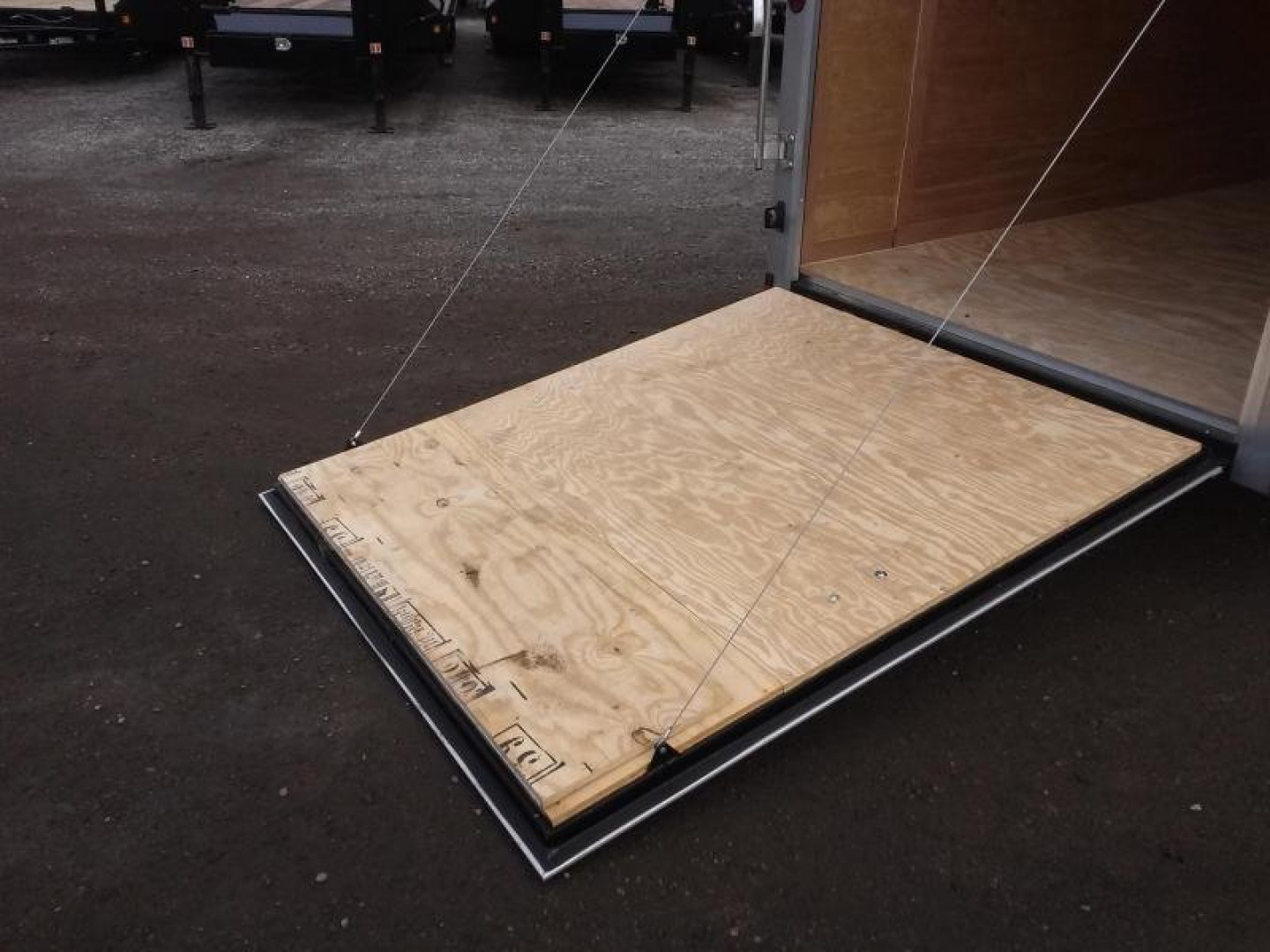 New GANS610SA CARGO MATE 6' X 10' ENCLOSED CARGO TRAILER W/ REAR RAMP DOOR & SIDE DOOR