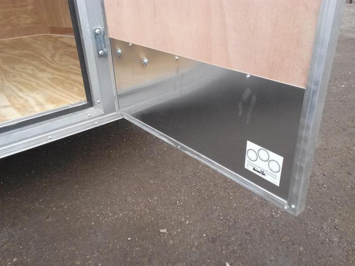 New GANS610SA CARGO MATE 6' X 10' ENCLOSED CARGO TRAILER W/ REAR RAMP DOOR & SIDE DOOR
