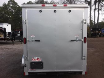 New GANS610SA CARGO MATE 6' X 10' ENCLOSED CARGO TRAILER W/ REAR RAMP DOOR & SIDE DOOR