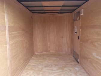 New GANS610SA CARGO MATE 6' X 10' ENCLOSED CARGO TRAILER W/ REAR RAMP DOOR & SIDE DOOR