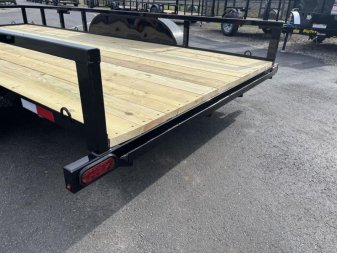 New UT61670-SUR TEXAS TRAILERS 6'10" X 16' UTILITY TRAILER W/ 5' SLIDE UNDER RAMPS