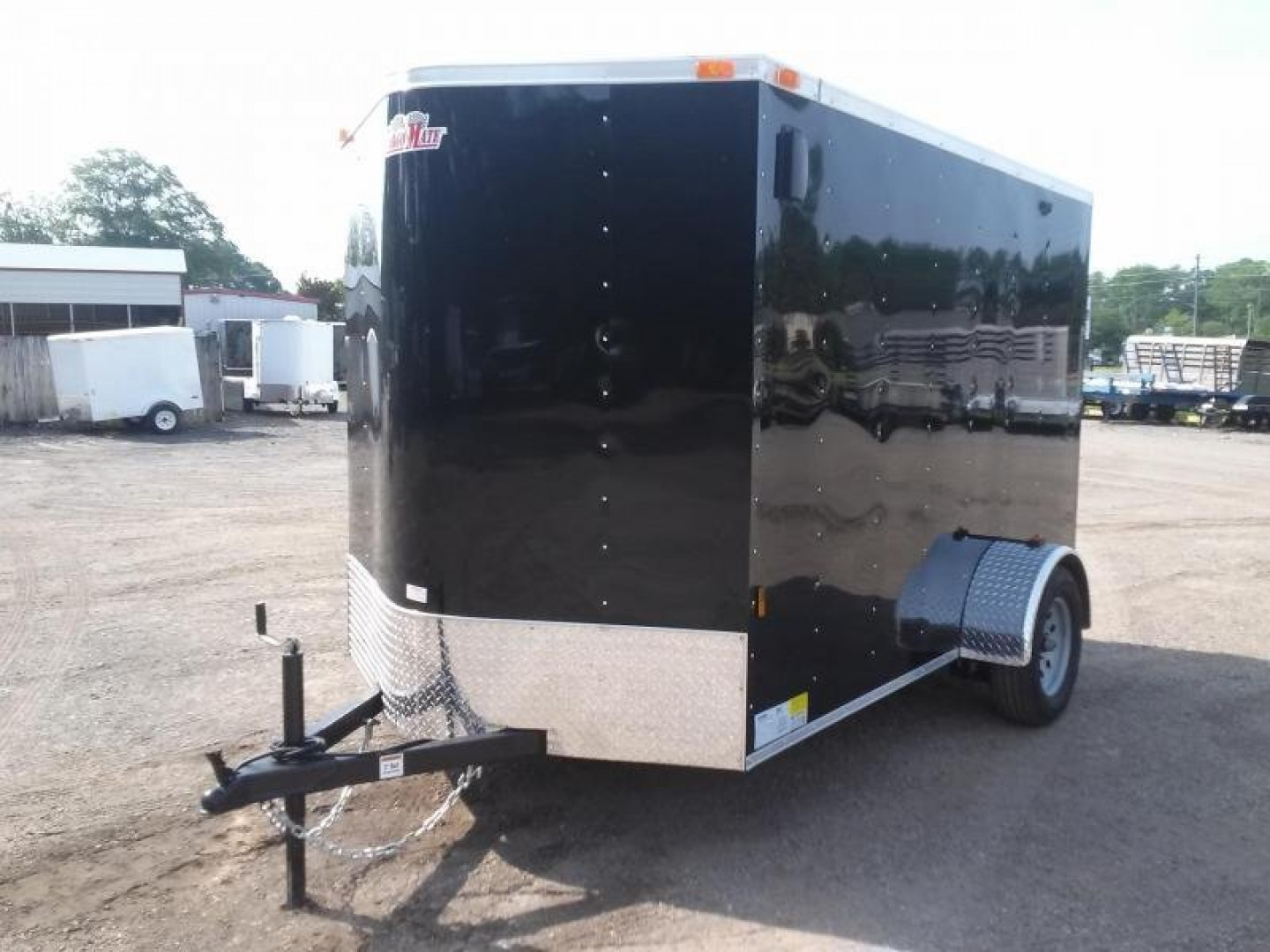 New GANS610SA CARGO MATE 6' X 10' ENCLOSED CARGO TRAILER W/ REAR RAMP DOOR & SIDE DOOR