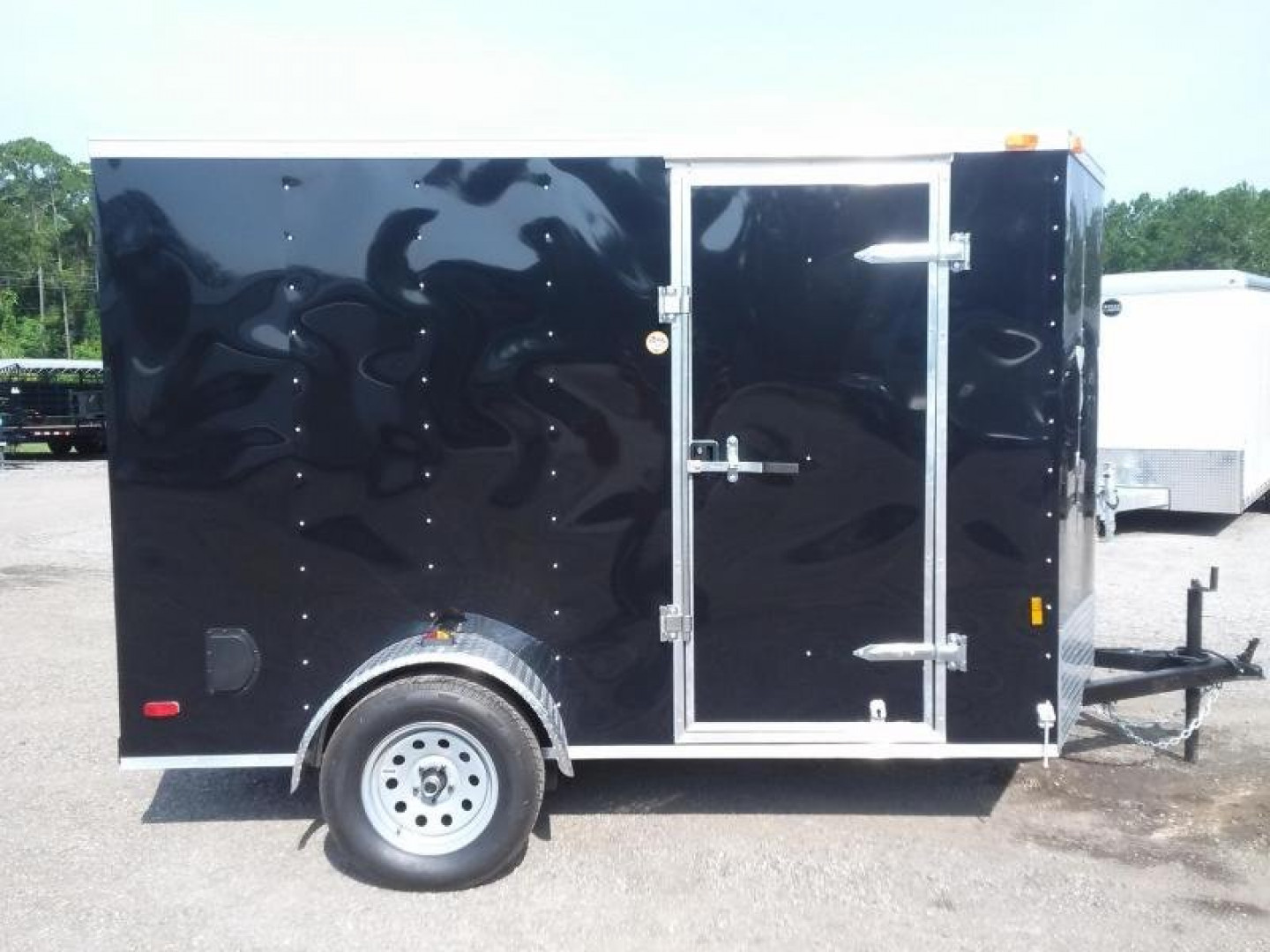 New GANS610SA CARGO MATE 6' X 10' ENCLOSED CARGO TRAILER W/ REAR RAMP DOOR & SIDE DOOR