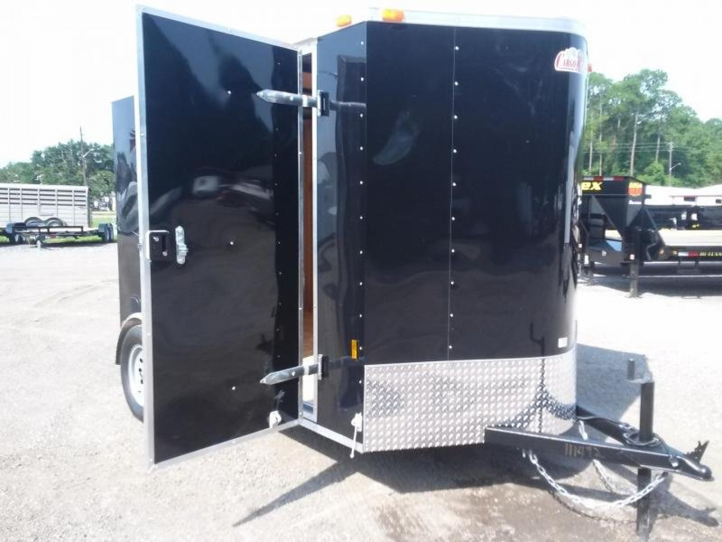 New GANS610SA CARGO MATE 6' X 10' ENCLOSED CARGO TRAILER W/ REAR RAMP DOOR & SIDE DOOR
