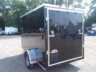 New GANS610SA CARGO MATE 6' X 10' ENCLOSED CARGO TRAILER W/ REAR RAMP DOOR & SIDE DOOR