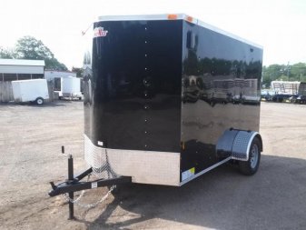 New GANS610SA CARGO MATE 6' X 10' ENCLOSED CARGO TRAILER W/ REAR RAMP DOOR & SIDE DOOR