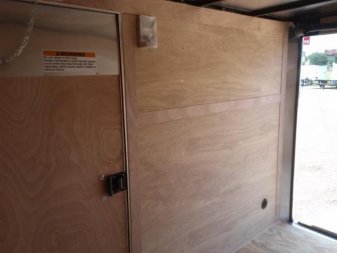 New GANS610SA CARGO MATE 6' X 10' ENCLOSED CARGO TRAILER W/ REAR RAMP DOOR & SIDE DOOR