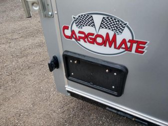 New GANS612SA CARGO MATE 6' X 12' ENCLOSED CARGO TRAILER W/ REAR RAMP DOOR & SIDE DOOR