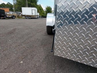 New GANS612SA CARGO MATE 6' X 12' ENCLOSED CARGO TRAILER W/ REAR RAMP DOOR & SIDE DOOR