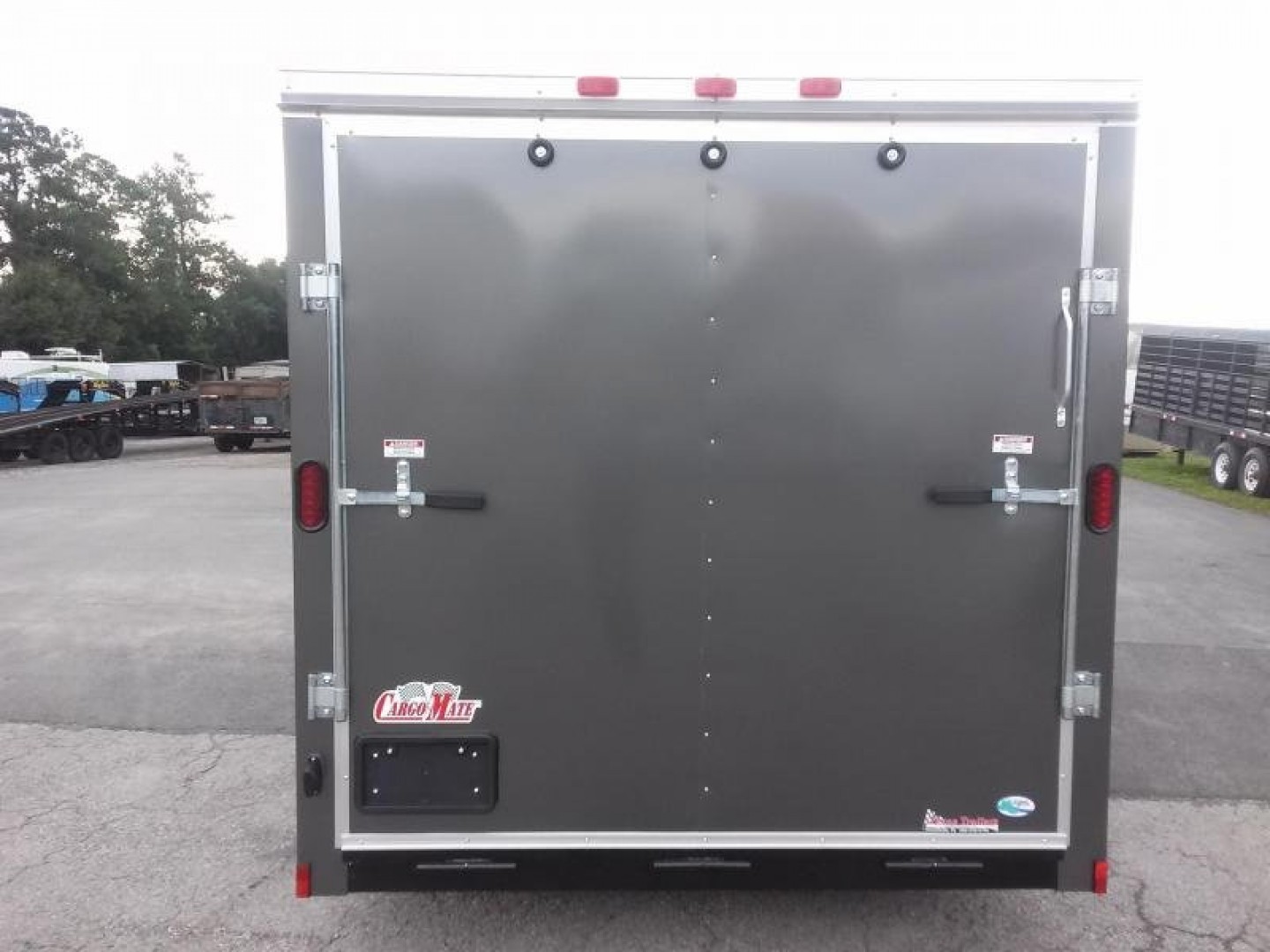 New GANS716TA2 CARGO MATE 7' X 16' ENCLOSED CARGO TRAILER W/ REAR RAMP DOOR & SIDE DOOR