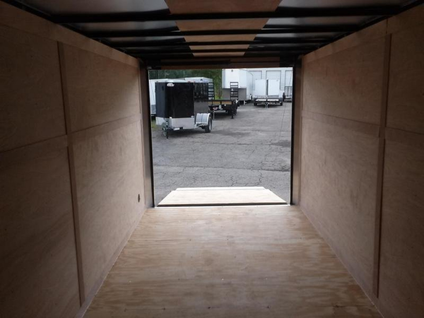 New GANS716TA2 CARGO MATE 7' X 16' ENCLOSED CARGO TRAILER W/ REAR RAMP DOOR & SIDE DOOR