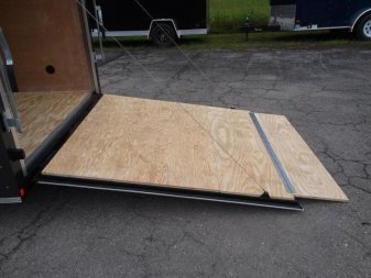 New GANS716TA2 CARGO MATE 7' X 16' ENCLOSED CARGO TRAILER W/ REAR RAMP DOOR & SIDE DOOR