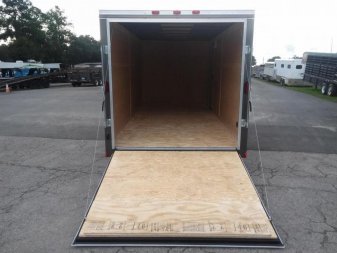 New GANS716TA2 CARGO MATE 7' X 16' ENCLOSED CARGO TRAILER W/ REAR RAMP DOOR & SIDE DOOR