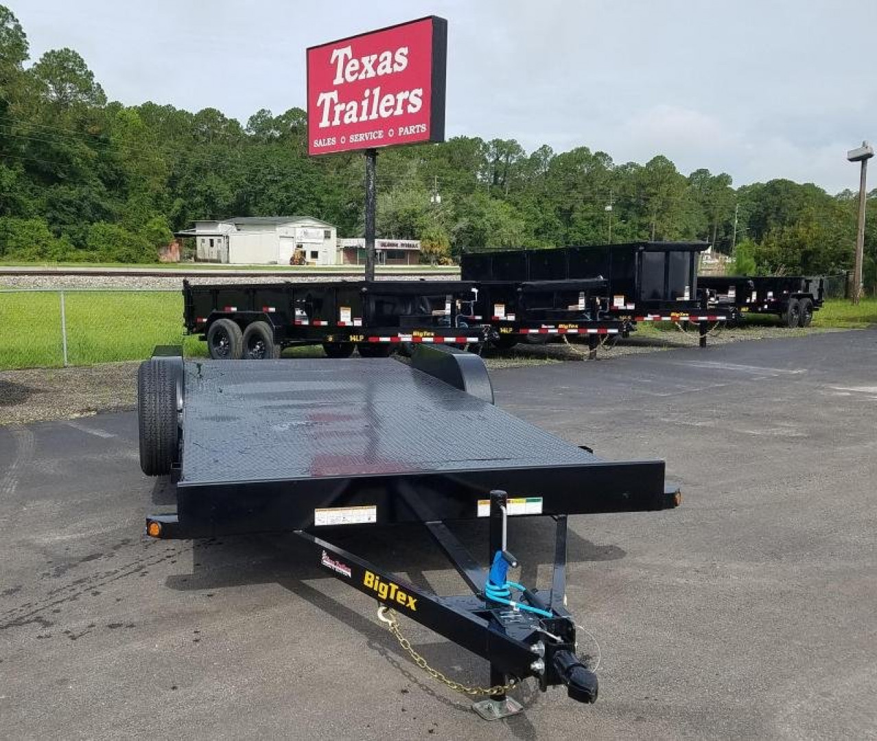 New 70DM-20BK BIG TEX 7' X 20' STEEL DECK CAR HAULER