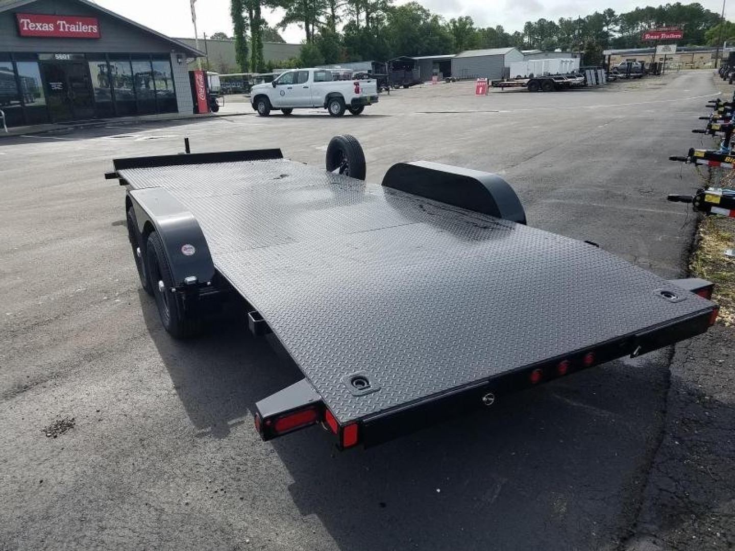 New 70DM-20BK BIG TEX 7' X 20' STEEL DECK CAR HAULER