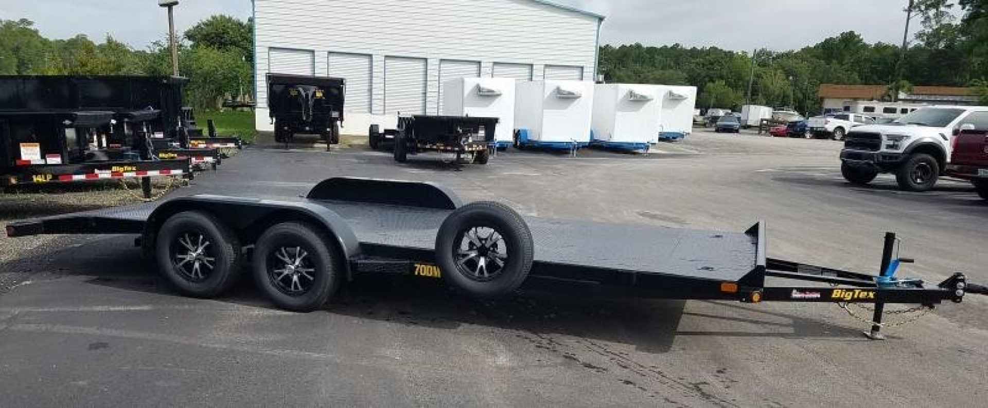 New 70DM-20BK BIG TEX 7' X 20' STEEL DECK CAR HAULER