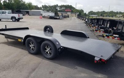 New 70DM-20BK BIG TEX 7' X 20' STEEL DECK CAR HAULER
