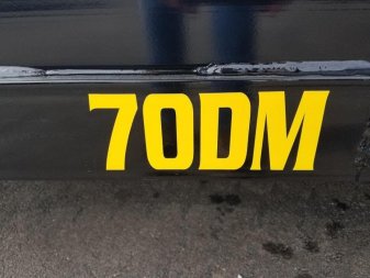 New 70DM-20BK BIG TEX 7' X 20' STEEL DECK CAR HAULER