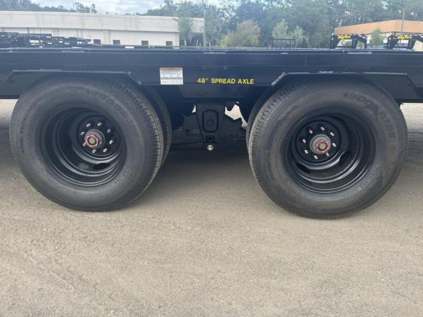 New 22GN-35D5A-MRBK BIG TEX 8.5' X 35' GOOSENECK DUAL TANDEM FLAT BED W/ MEGA RAMPS & FREE SPARE TIRE