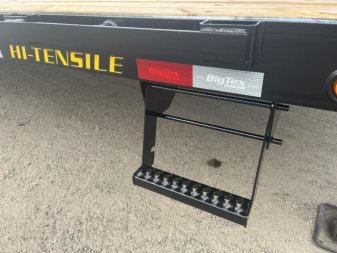 New 22GN-35D5A-MRBK BIG TEX 8.5' X 35' GOOSENECK DUAL TANDEM FLAT BED W/ MEGA RAMPS & FREE SPARE TIRE
