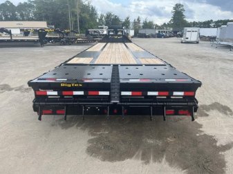 New 22GN-35D5A-MRBK BIG TEX 8.5' X 35' GOOSENECK DUAL TANDEM FLAT BED W/ MEGA RAMPS & FREE SPARE TIRE