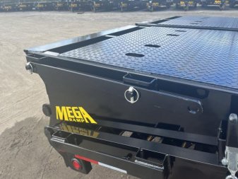 New 22GN-35D5A-MRBK BIG TEX 8.5' X 35' GOOSENECK DUAL TANDEM FLAT BED W/ MEGA RAMPS & FREE SPARE TIRE